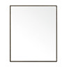 550mm Slimline Mirror Cabinet Dark Oak  In Bathroom Large Image