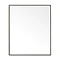 550mm Slimline Mirror Cabinet Dark Oak  In Bathroom Large Image