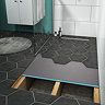 600 Linear 1600 x 900 Wet Room Walk In Rectangular Tray Former Kit (End Waste)  Feature Large Image