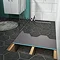 600 Linear 1600 x 900 Wet Room Walk In Rectangular Tray Former Kit (End Waste)  Feature Large Image