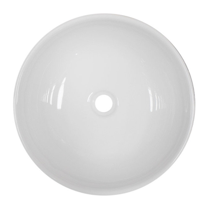600 x 450mm White Shelf with Sol Round Basin  Feature Large Image