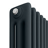 600 x 605mm Cast Iron Style Traditional 3 Column Anthracite Radiator