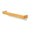 600mm Single Wooden Towel Rail Bamboo Profile Large Image