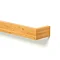 600mm Single Wooden Towel Rail Bamboo Feature Large Image