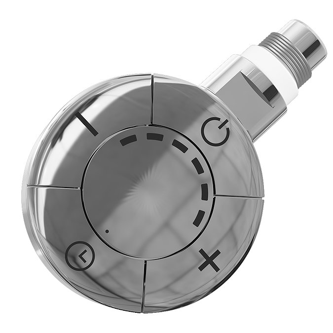 600W Smart Thermostatic Variable Heating Element Chrome Feature Large Image