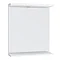 Alaska 650mm Illuminated Mirror (High Gloss White - Depth 170mm) Large Image