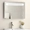 650 x 500mm LED Illuminated Mirror incl. Touch Sensor + Anti-Fog Large Image