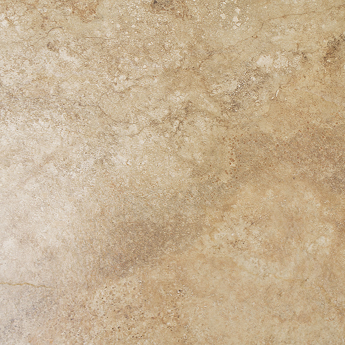 Salerno Noce Travertine Effect Floor Tiles - 450mm x 450mm Large Image