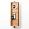 710mm Revolving Mirror Cabinet Bamboo Profile Large Image