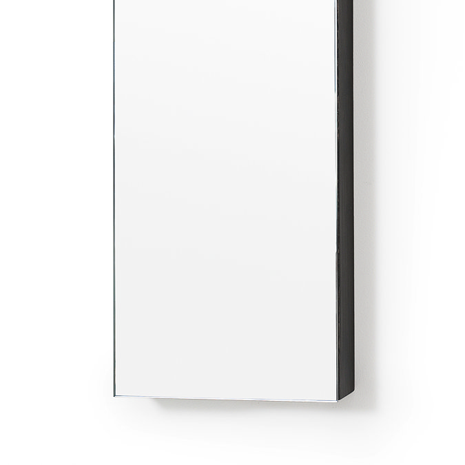 800mm Slimline Mirror Cabinet Dark Oak
