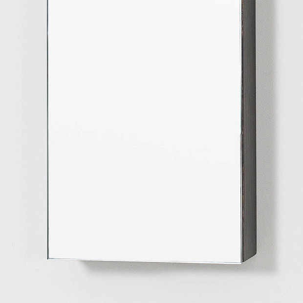 Slim Mirror 800mm Dark Oak Victorian Plumbing