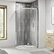 860 x 860mm Pacific Single Entry Quadrant & En-Suite Set  Profile Large Image