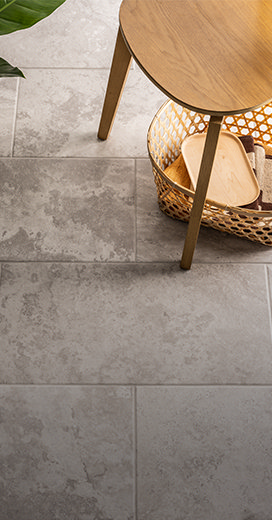 Photograph of stone effect tiles