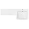 900mm Combination Bathroom Suite Unit + Square Toilet Standard Large Image