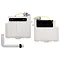 900mm Combination Bathroom Suite Unit + Square Toilet Feature Large Image