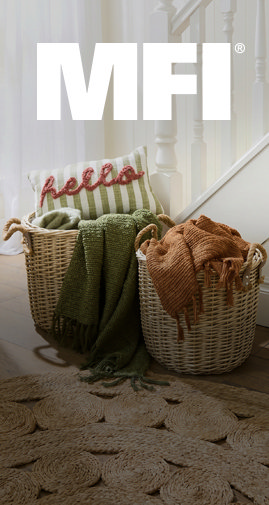 A promotional banner for the company MFI