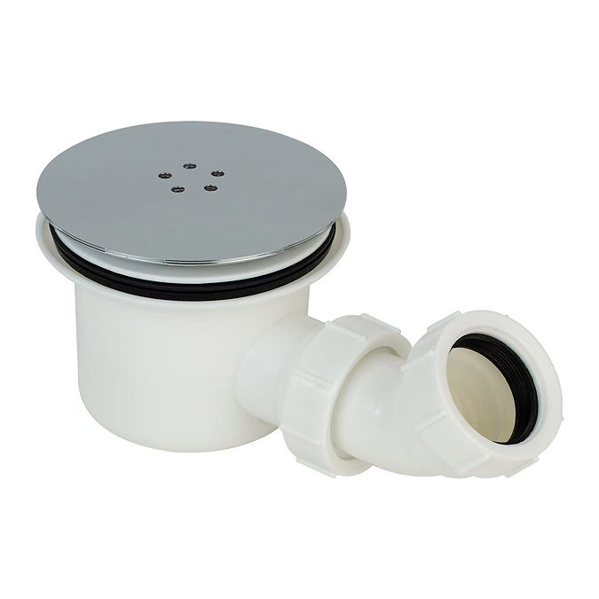 90mm High Flow Chrome Shower Tray Waste