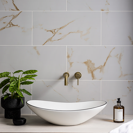 Adamo Gold Marble Effect Tiles