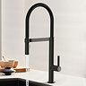 Abode Carbon Professional Kitchen Mixer Tap with Pull Out Spray - Gunmetal