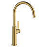 Abode Carbon Single Lever Kitchen Mixer Tap - Brushed Brass