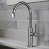 Abode Carbon Single Lever Kitchen Mixer Tap - Chrome