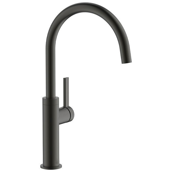 Abode Carbon Single Lever Kitchen Mixer Tap - Gunmetal