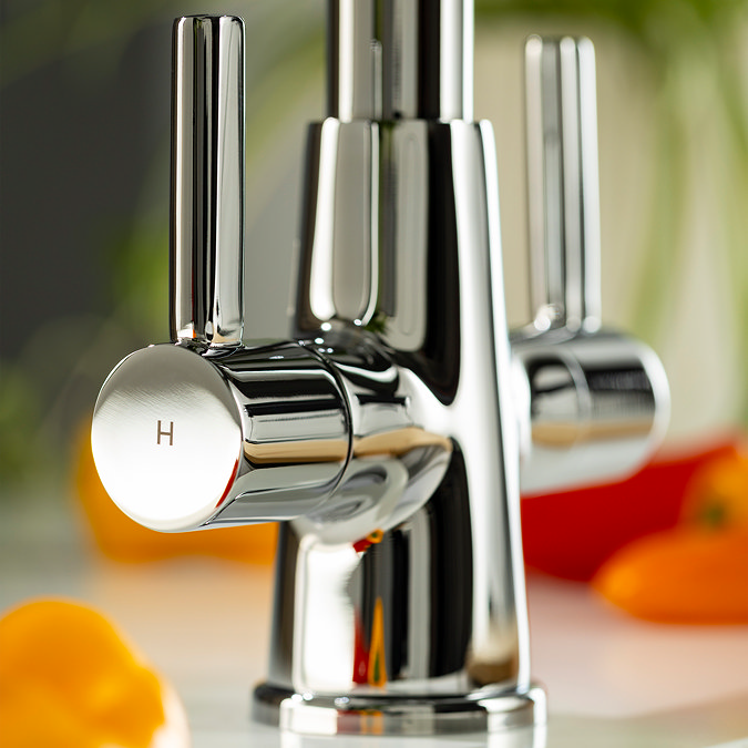 Abode Enstyle Dual Lever Kitchen Mixer Tap - Chrome