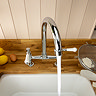 Abode Keswick Traditional Bridge Kitchen Mixer Tap - Chrome