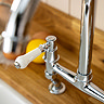 Abode Keswick Traditional Bridge Kitchen Mixer Tap - Chrome