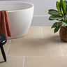 Abramo Beige Tumbled Edge Limestone Effect Floor Tiles - 600 x 900mm