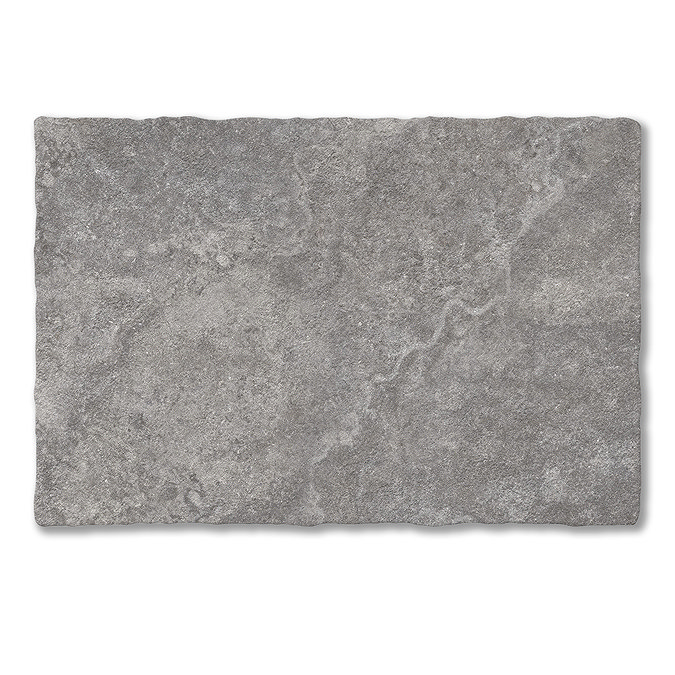 Abriola Grey Tumbled Edge Stone Effect Wall and Floor Tiles - 600 x 900mm