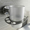 Accents 3-Piece Bathroom Accessory Set - Bin, Soap Dish, Tumbler and Toothbrush Holder