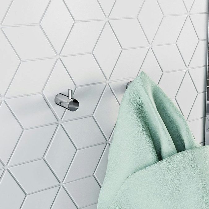 Accents 3 Piece Bathroom Accessory Set - Chrome