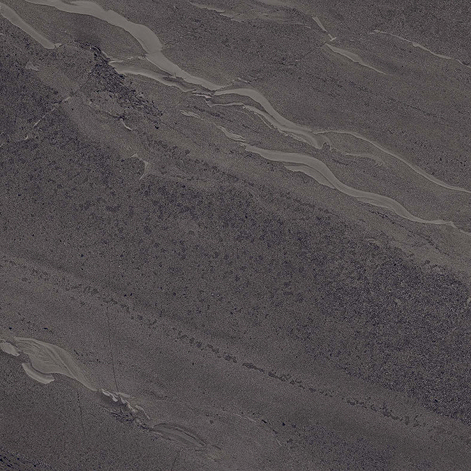 Acudo Anthracite Stone Effect Floor Tiles - 600 x 600mm