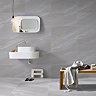 Acudo Stone Grey Effect Floor Tiles - 600 x 600mm  Profile Large Image