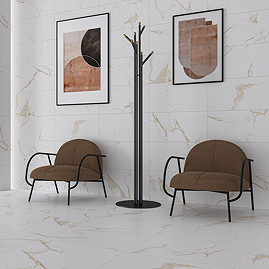 Adamo Gold Marble Effect Tiles - 300 x 600mm