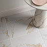 Adamo Gold Marble Effect Tiles - 600 x 600mm