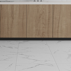 Adamo White Marble Effect Tiles - 600 x 600mm
