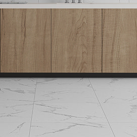 Adamo White Marble Effect Tiles - 600 x 600mm