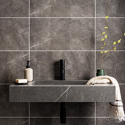 Adelita Dark Grey Stone Effect Wall & Floor Tiles - 300 x 600mm