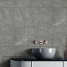 Adelita Dark Grey Stone Effect Wall & Floor Tiles - 300 x 600mm