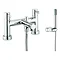 Adora - Aqua Dual Lever Bath Shower Mixer with Kit - MBAQ422D Large Image