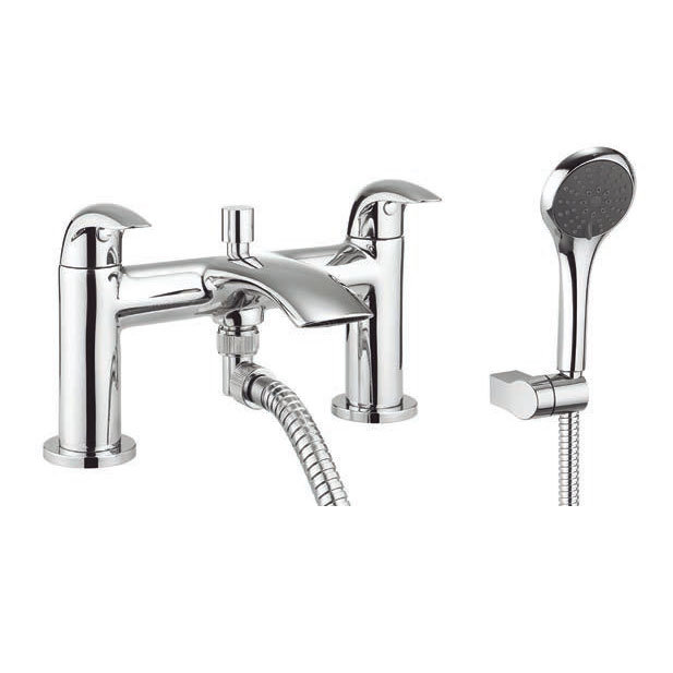 Adora - Crescent Dual Lever Bath Shower Mixer with Kit - MBCR422D Large Image