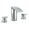 Adora - Flow 3 Tap Hole Bath Filler - MBFW330D Large Image