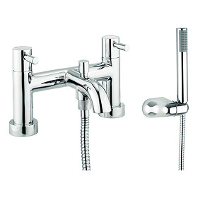 Adora - Fusion Dual Lever Bath Shower Mixer with Kit - MBFU422D Large Image