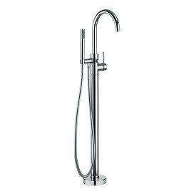Adora - Fusion Floor Mounted Freestanding Bath Shower Mixer - MBFU416F Large Image