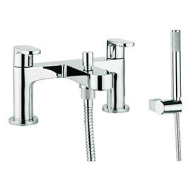 Adora - Style Dual Lever Bath Shower Mixer with Kit - MBST422D Medium Image