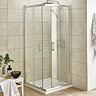 Pacific Corner Entry Shower Enclosure and En-Suite Set (2 Size Options)  Profile Large Image