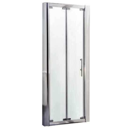 Aegean Frameless Bi-Fold Shower Door Large Image