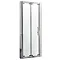 Aegean Frameless Bi-Fold Shower Door Large Image